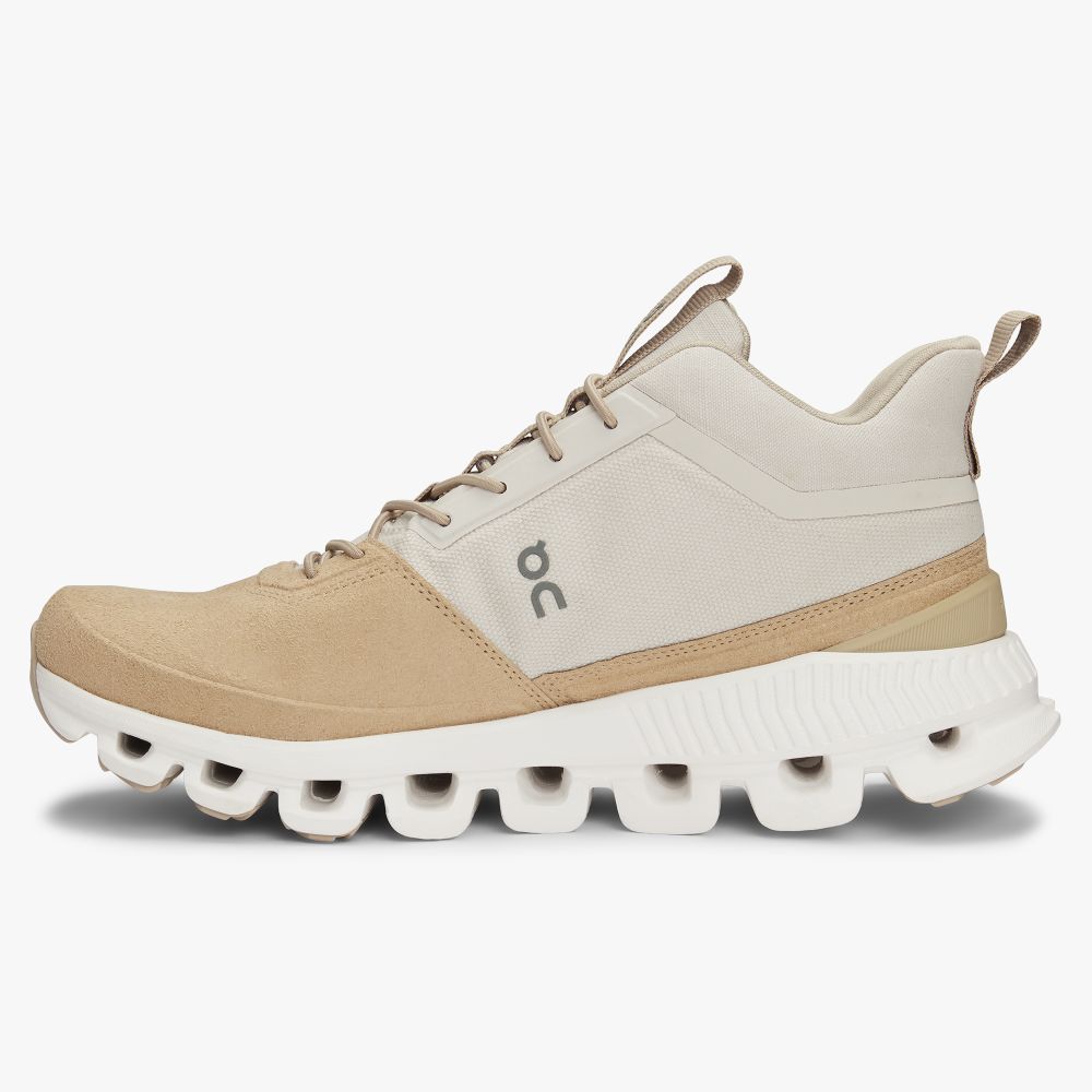 On Running Cloud Hi Naisten Tennarit Beige Ruskea | Suomi-50463