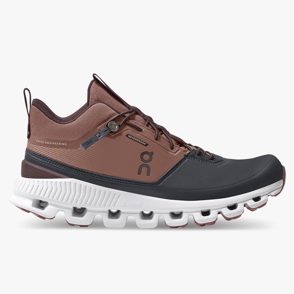 On Running Cloud Hi Waterproof Naisten Tennarit Suklaa | Suomi-19260