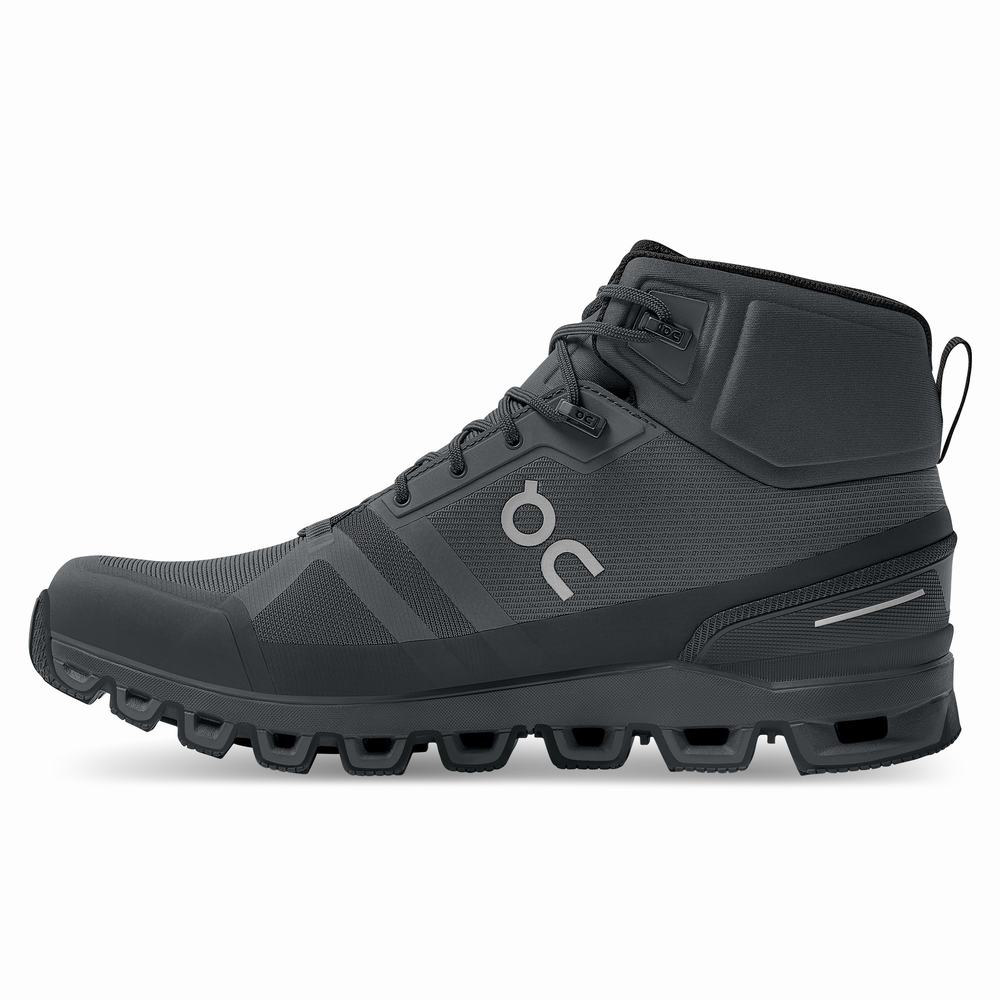 On Running Cloudrock Waterproof Miesten Vaellussaappaat Harmaat | Suomi-72145