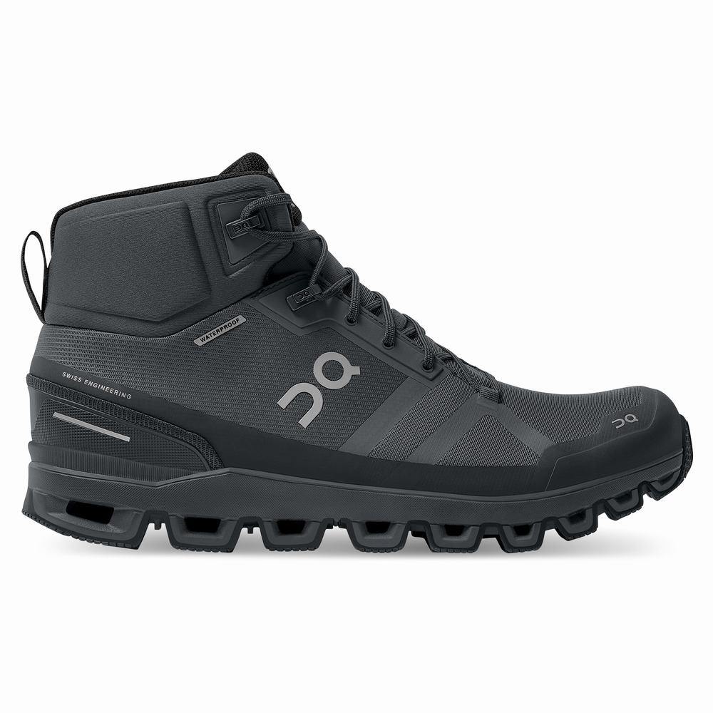 On Running Cloudrock Waterproof Miesten Vaellussaappaat Harmaat | Suomi-72145