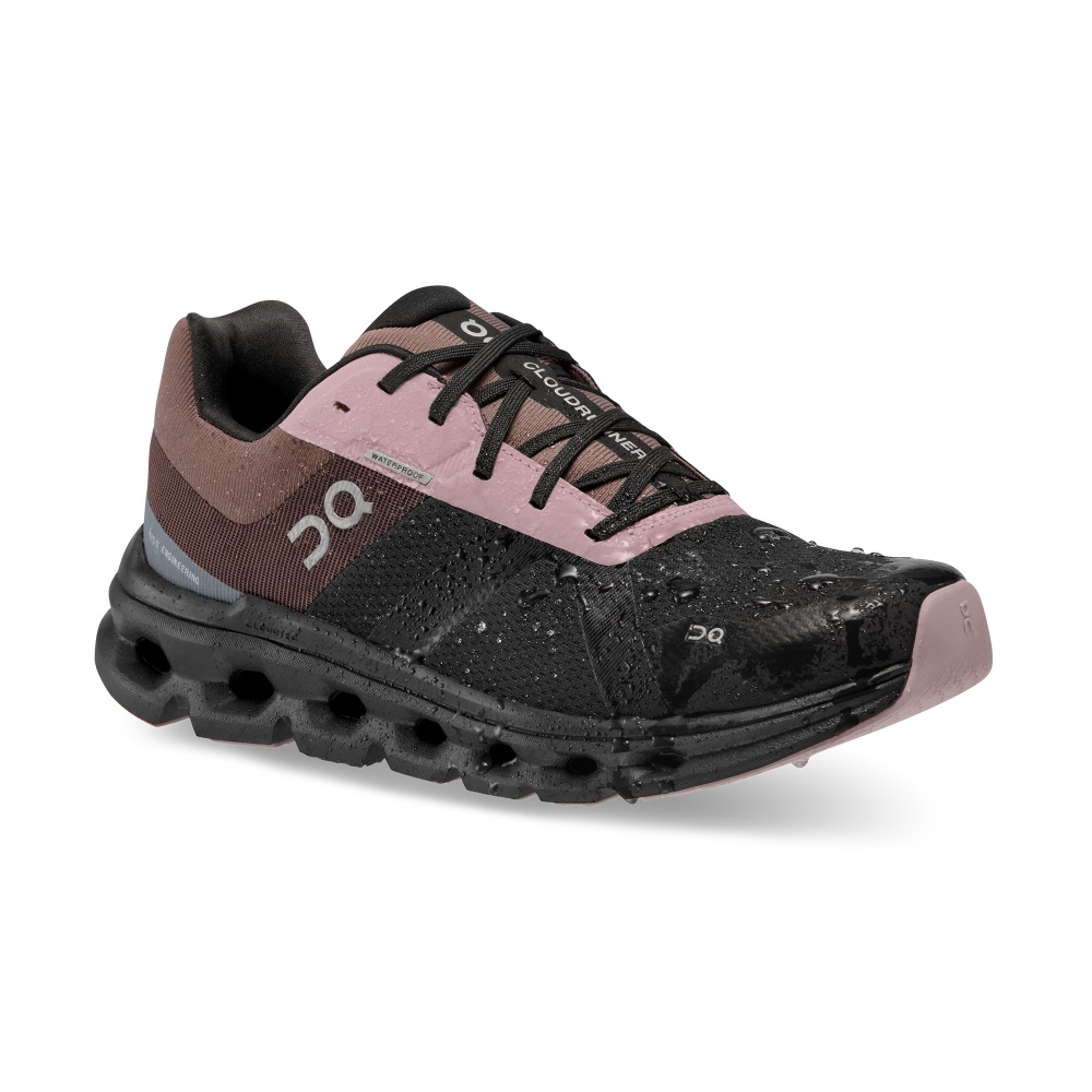 On Running Cloudrunner Waterproof Naisten Maantiekengät Mustat Violetit | Suomi-01745