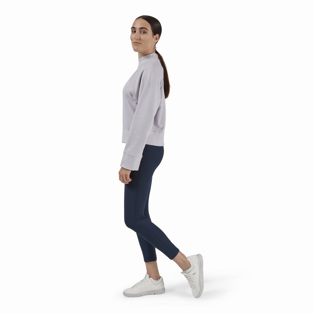 On Running Crew Neck Naisten Huppari Violetit | Suomi-36420