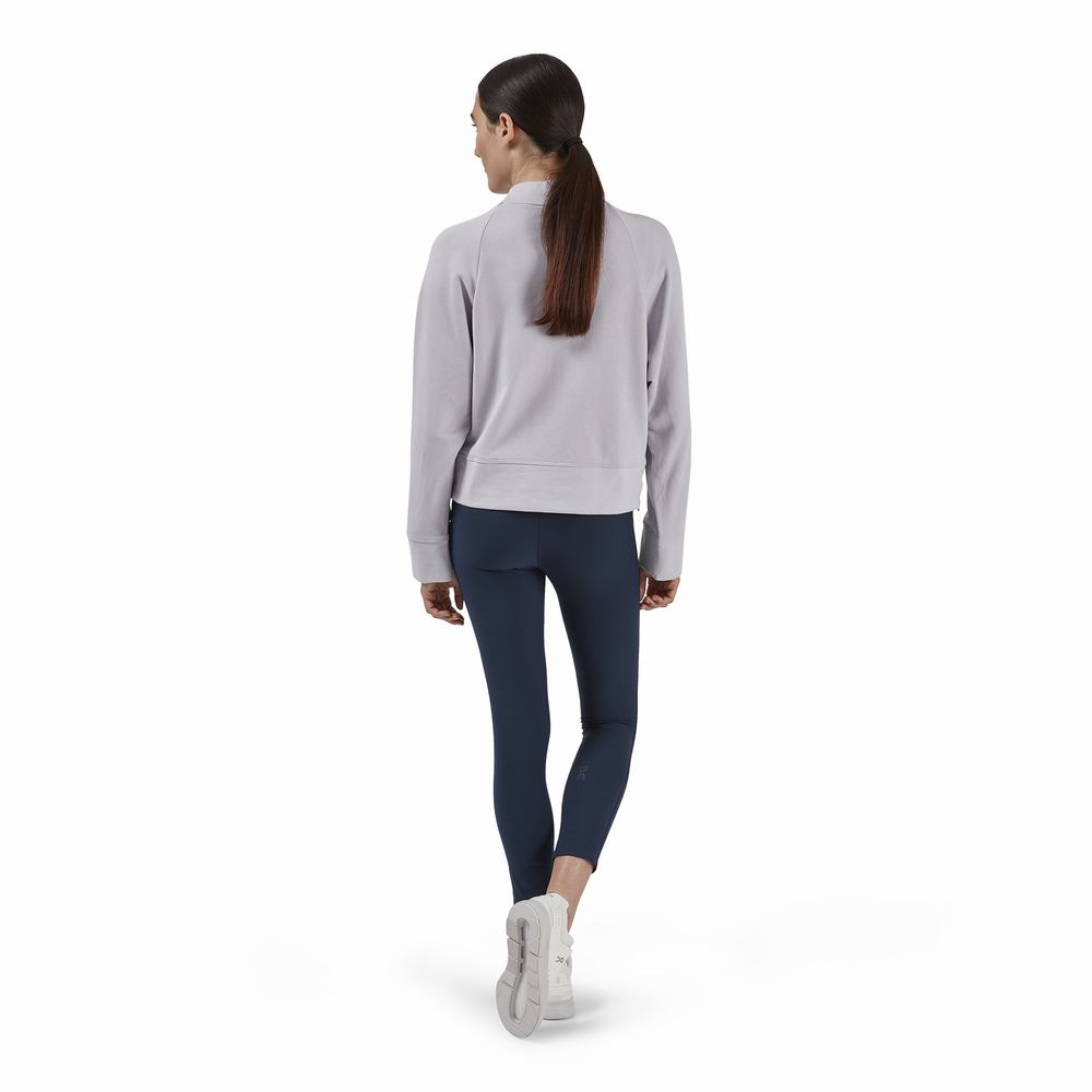 On Running Crew Neck Naisten Huppari Violetit | Suomi-36420