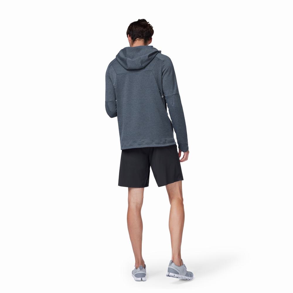 On Running Hoodie 1 Miesten Huppari Harmaat | Suomi-26789