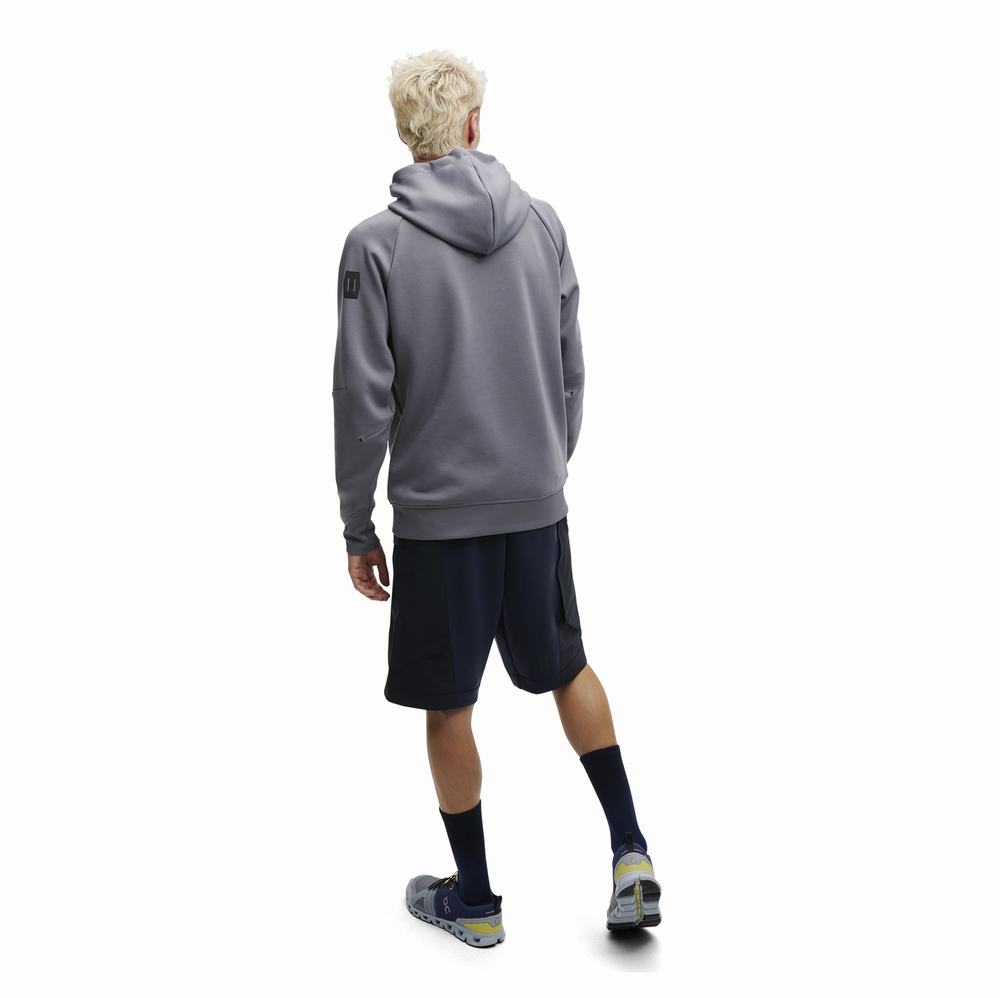 On Running Hoodie 2 Miesten Huppari Harmaat | Suomi-89421