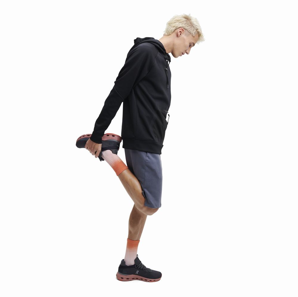 On Running Hoodie 2 Miesten Huppari Mustat | Suomi-57290