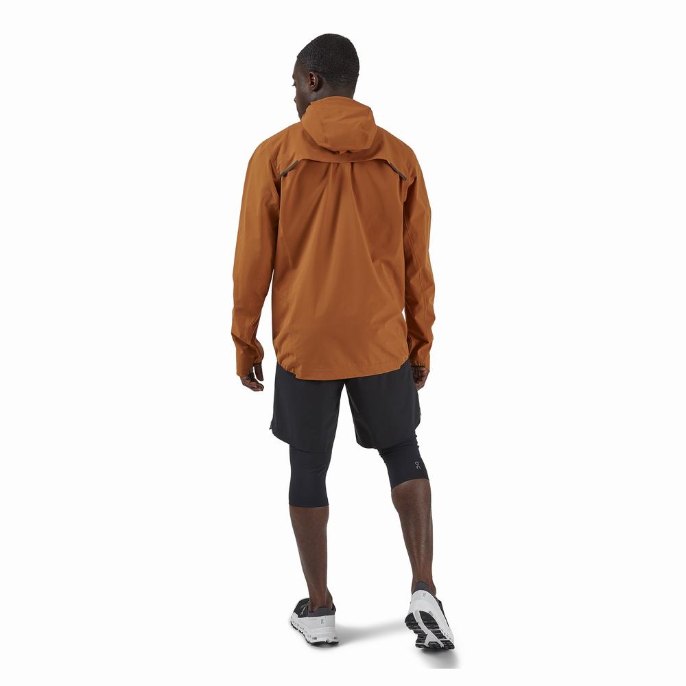 On Running Waterproof Anorak Miesten Takit Ruskea | Suomi-71248