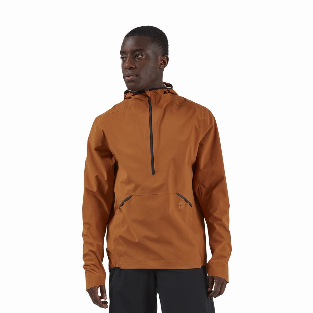 On Running Waterproof Anorak Miesten Takit Ruskea | Suomi-71248