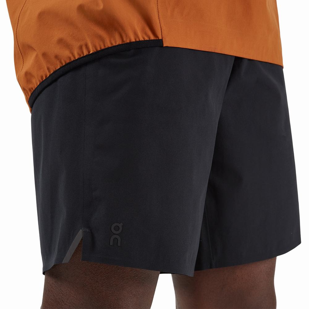 On Running Waterproof Miesten Shortsit Mustat | Suomi-67920