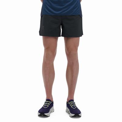 On Running 5" Lightweight Miesten Shortsit Mustat | Suomi-06915